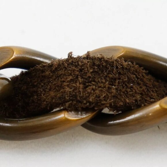 CHANEL Chain belt belt A07928Y02269 Vintage processing COCO Mark MARRON Br... - Picture 11 of 12